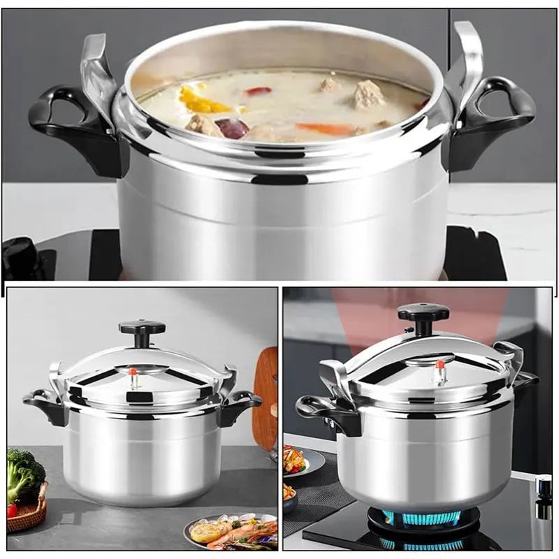3L/5L/7L Professional Pressure Cooker – Heavy-Duty Aluminum Explosion-Proof Cooking Pot for Gas Cooker