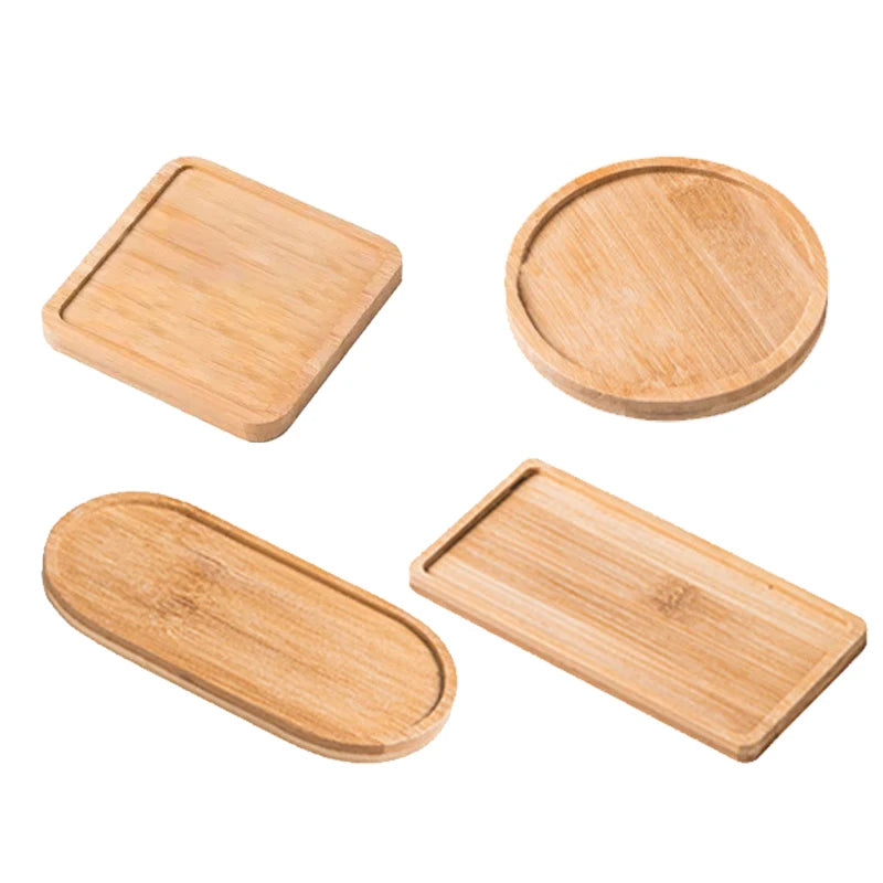 Bamboo Wooden Storage Tray – Oval & Rectangular Options
