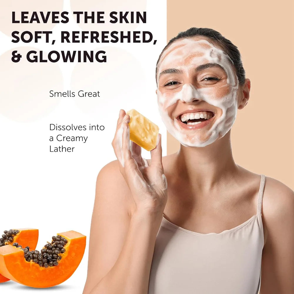 Kojic Acid Papaya Soap – Whitening & Moisturizing (100g)