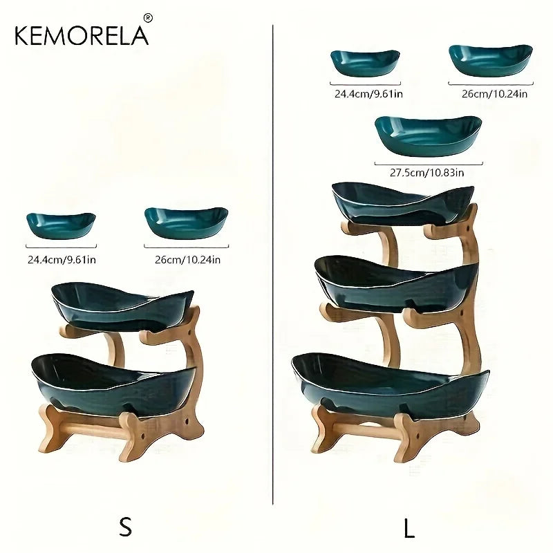 2/3-Layer Wooden Dessert & Fruit Stand