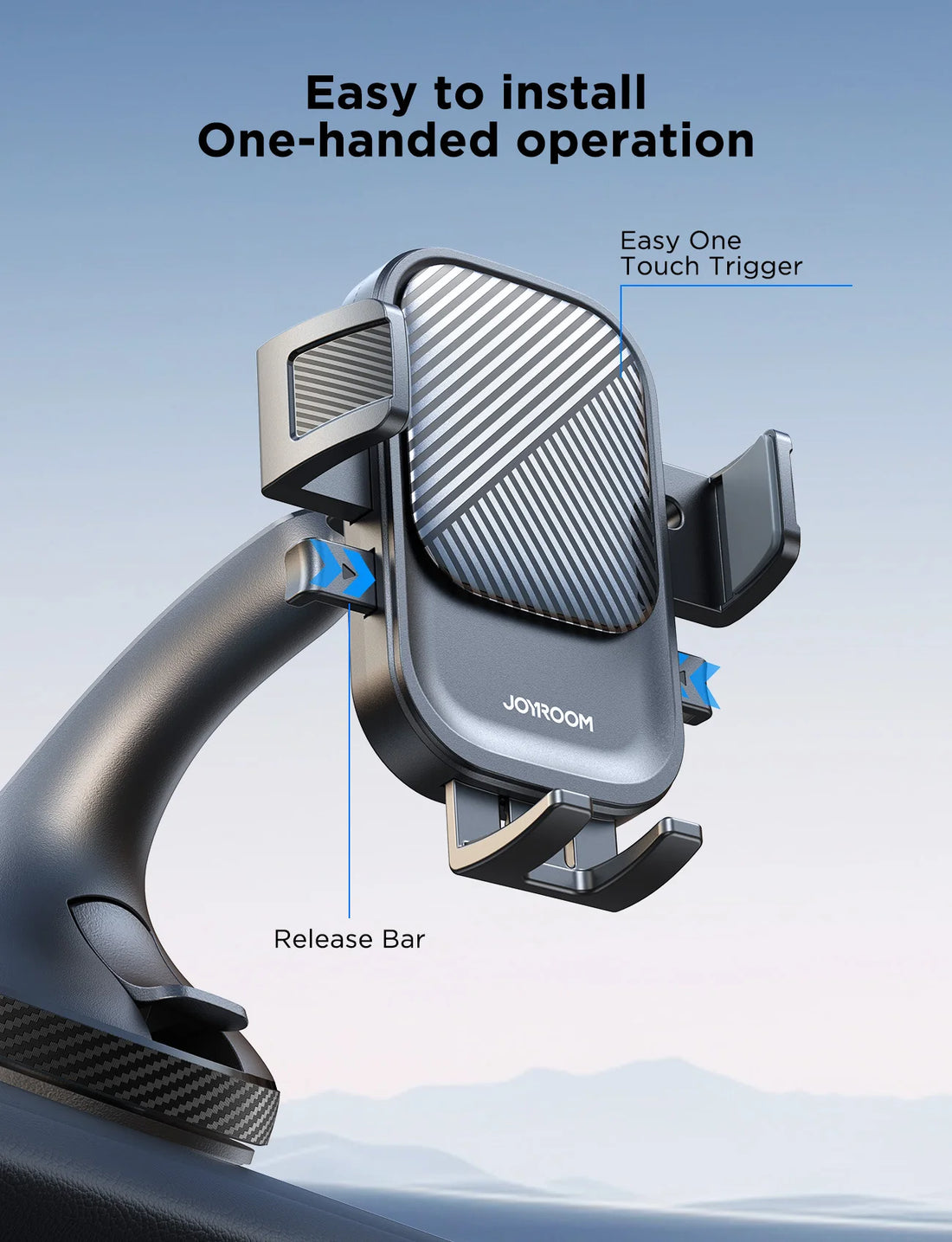 Joyroom Car Phone Holder – Air Vent Mount with 360° Rotation for iPhone, Samsung, Xiaomi, Huawei