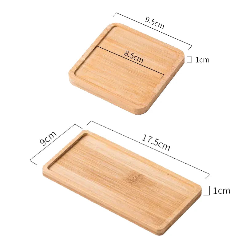 Bamboo Wooden Storage Tray – Oval & Rectangular Options
