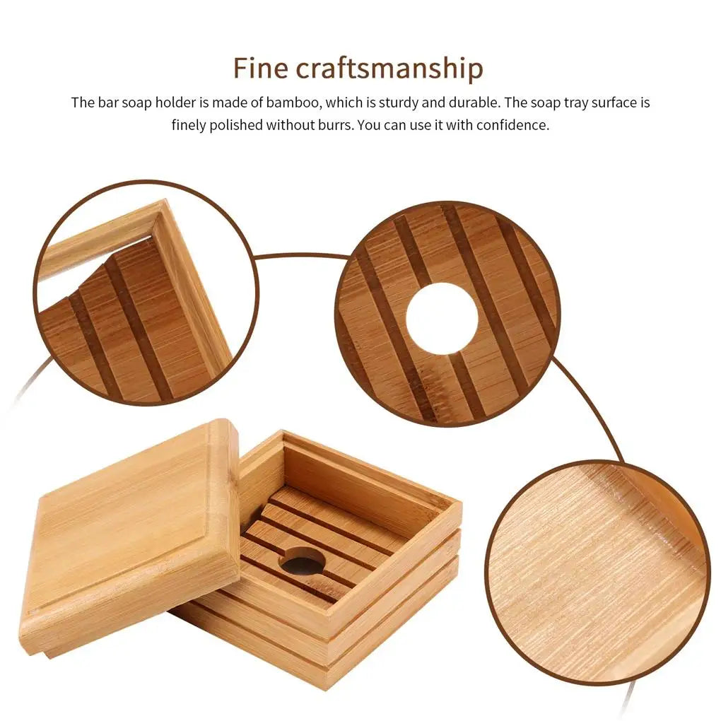 Bamboo Soap Dish – Lightweight & Durable Holder