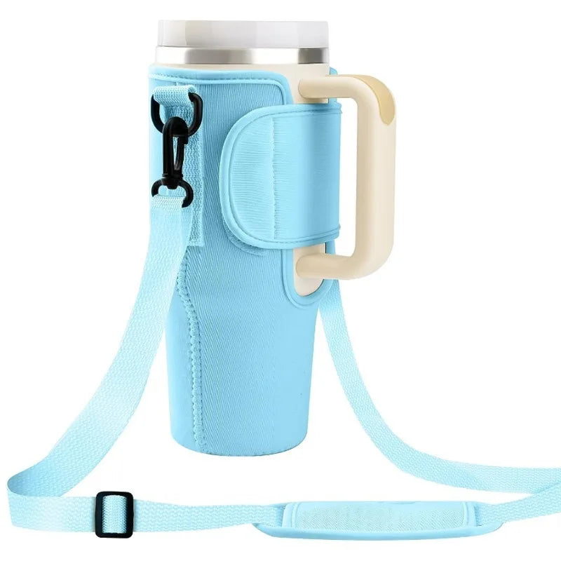 40oz Water Bottle Carrier Bag with Strap