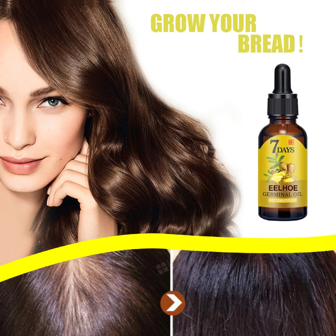 Ginger Hair Care Essence – Anti-Hair Loss & Root Strengthening Serum