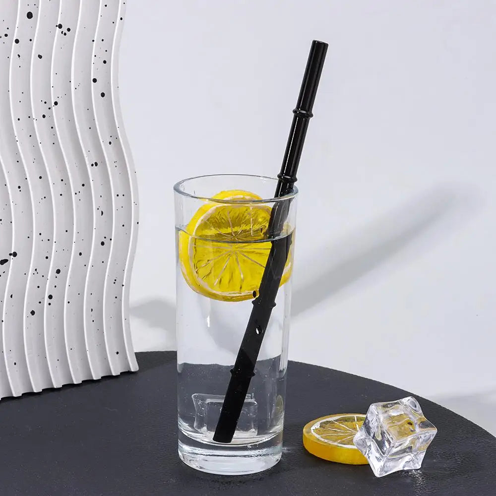 Reusable Glass Straws – Clear Drinking Straws for Juice, Milk, and More