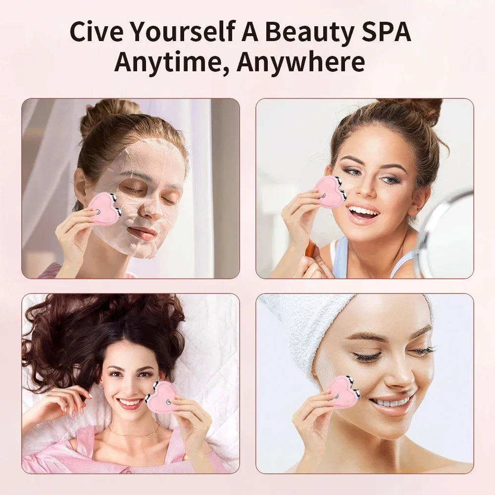 Mini Microcurrent Face Lifting Device – EMS Firming & Contouring Tool