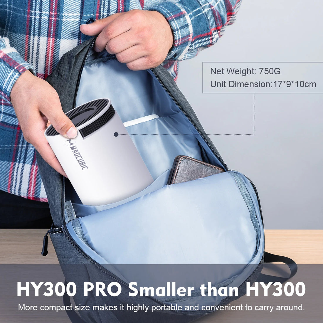 Magcubic HY300 Pro 4K Android Projector – 260 ANSI