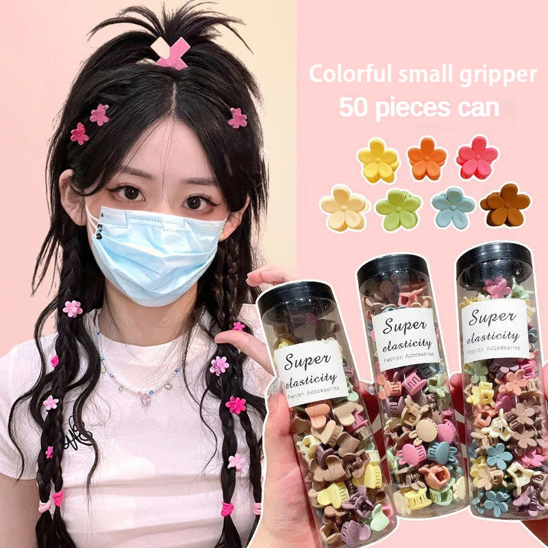 Mini Candy Clasp Hair Clips – Colorful Bang & Side Clips