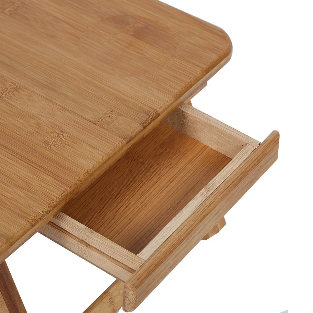 Adjustable Bamboo Bed Desk – Portable Lap Desk for Reading, Writing, and Laptop Use