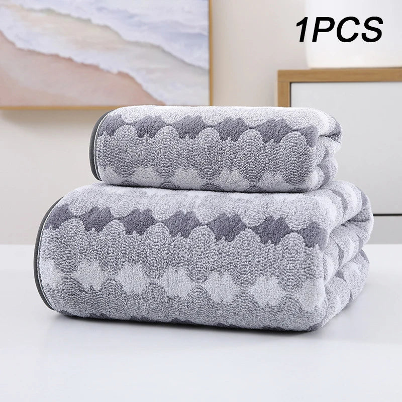 Bamboo Charcoal Coral Velvet Bath Towel – Super Absorbent