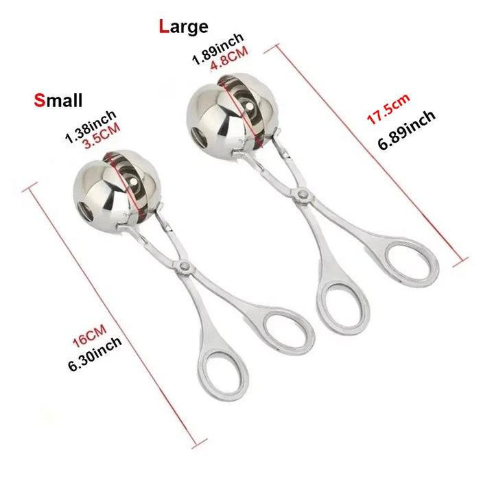 Meatball Maker Clip – Stainless Steel Mold for Fish Balls & Rice Balls