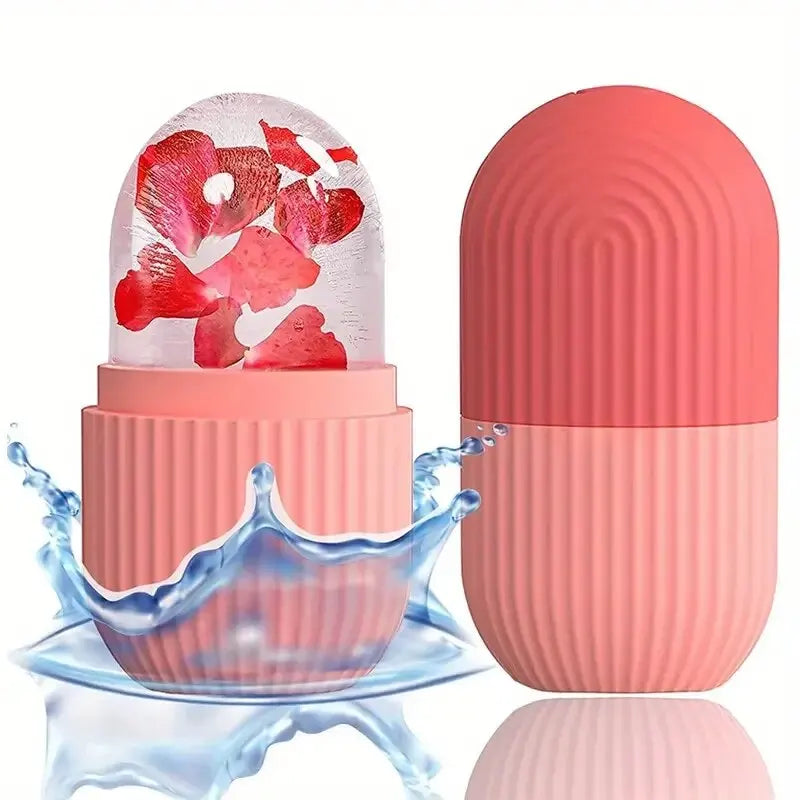 Silicone Ice Ball Face Massager – Lifting & Acne-Reducing Skincare Tool