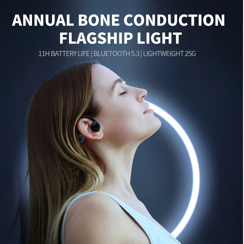Xiaomi Mijia Bone Conduction Headphones – Bluetooth 5.3 Waterproof Sports Ear Hook Headset