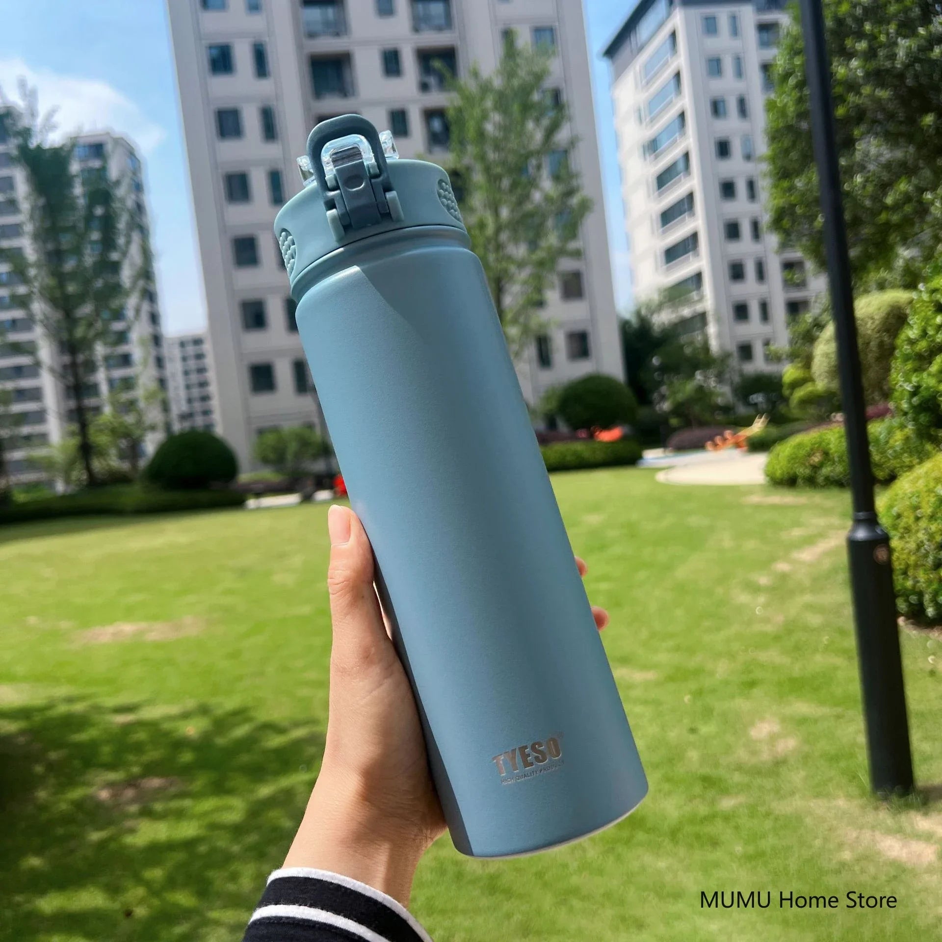 TYESO Stainless Steel Vacuum Bottle – 600/750ml