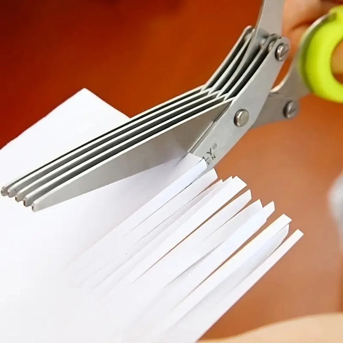 Multi-Functional Stainless Steel 3/5-Layer Kitchen Scissors – Pepper, Scallion, Laver Cutting & Chopping Cooking Tool