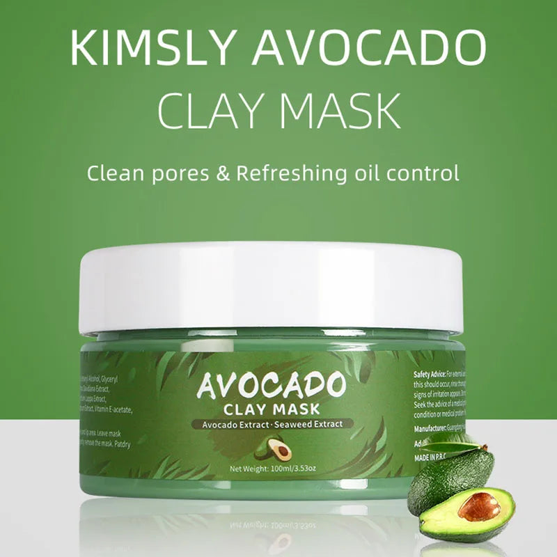 Clay Mud Face Mask Set – Turmeric, Green Tea, Rose & Avocado