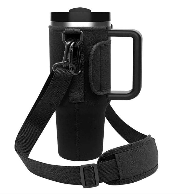 40oz Water Bottle Carrier Bag with Strap