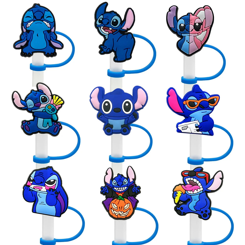 Disney Cartoon Straw Cap – Reusable Splash-Proof Cover