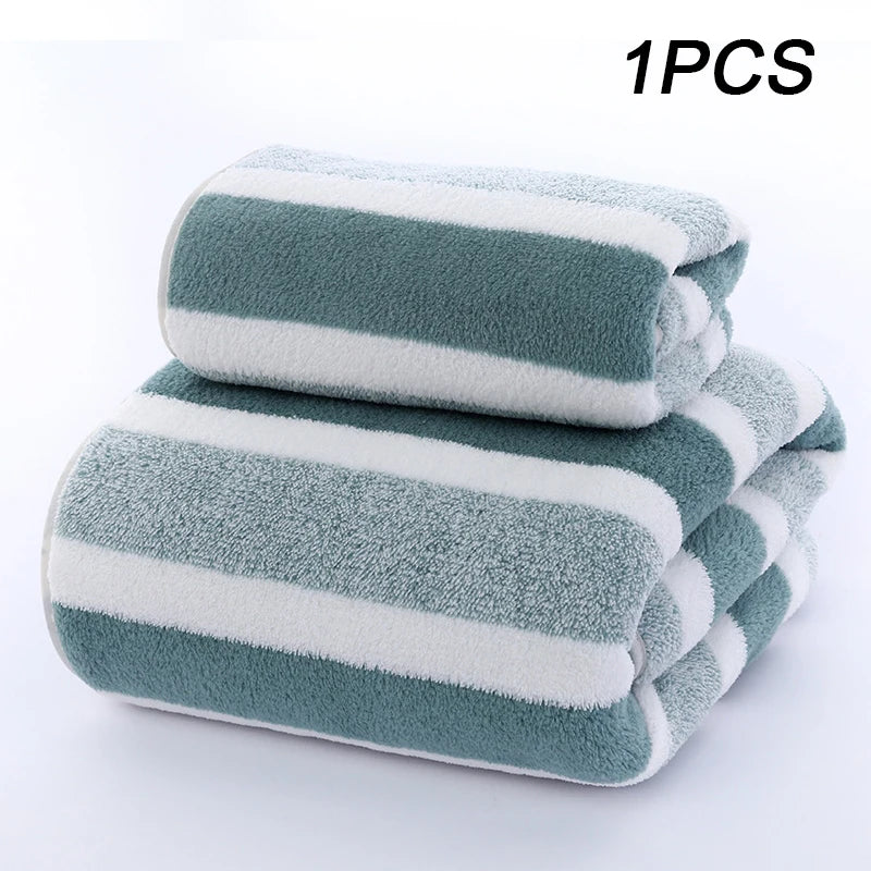 Bamboo Charcoal Coral Velvet Bath Towel – Super Absorbent