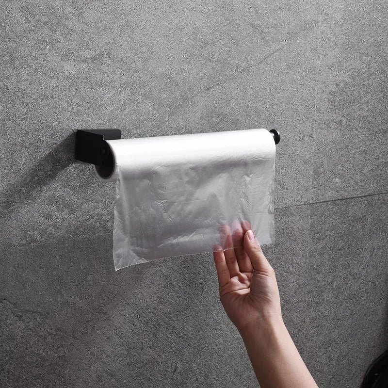 Self-Adhesive Toilet Paper Holder – No-Drill Wall Mount for Bathroom & Kitchen