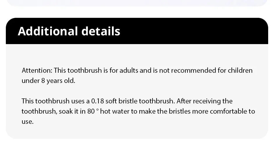 Jianpai Soft Bristle Toothbrush – Bamboo Charcoal Antibacterial Toothbrush for Adults