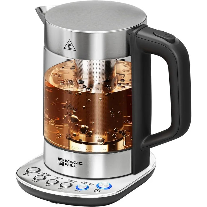 Temperature Control Electric Kettle – Keep Warm Function, Rapid Boil, Automatic Safety Shut-Off