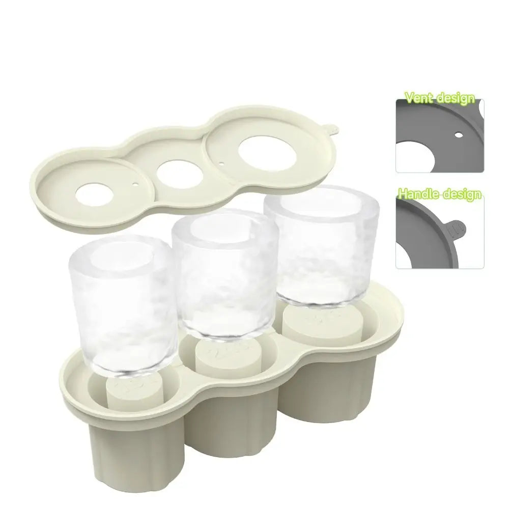 Silicone Ice Molds for Stanley Cup – Cylinder-Shaped Ice Tray for Water Bottles