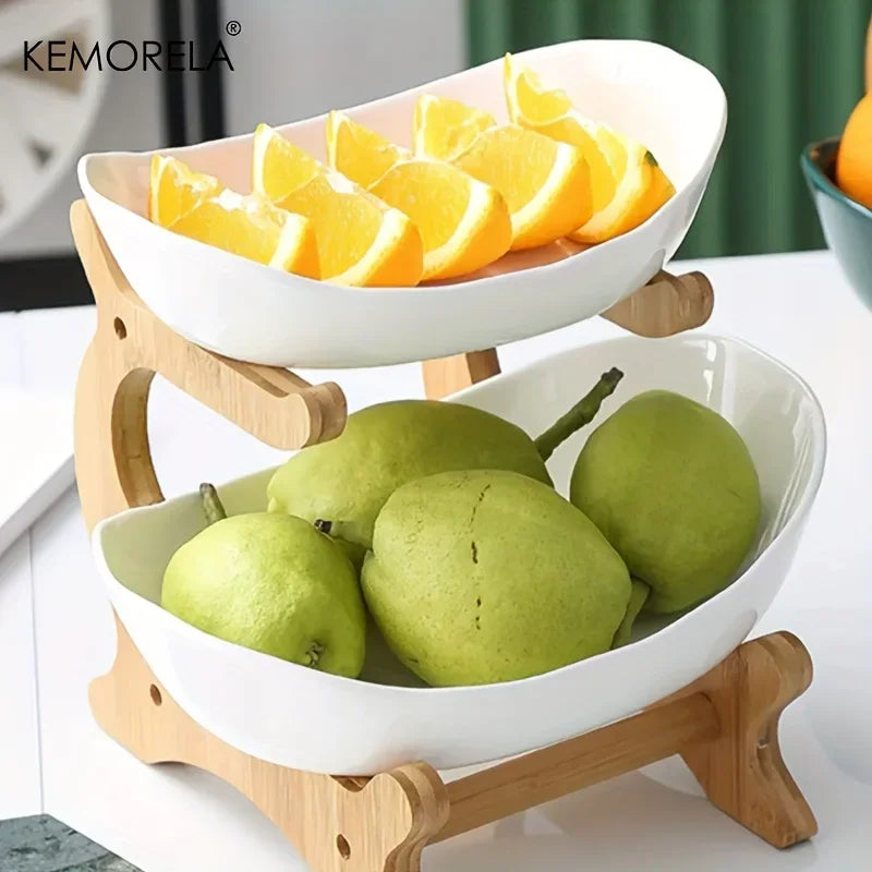 2/3-Layer Wooden Dessert & Fruit Stand