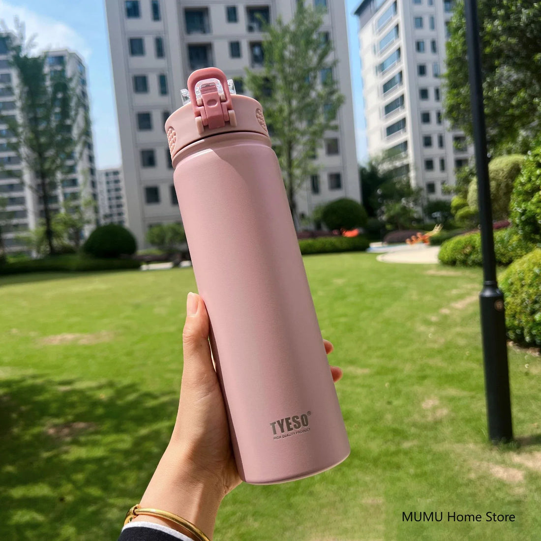 TYESO Stainless Steel Vacuum Bottle – 600/750ml