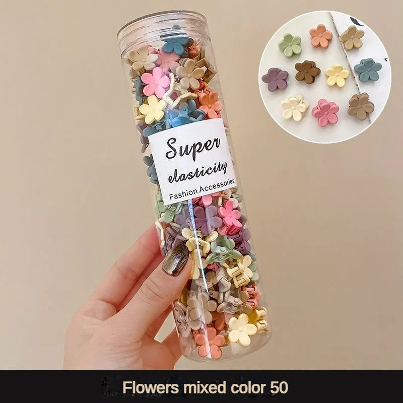 Mini Candy Clasp Hair Clips – Colorful Bang & Side Clips