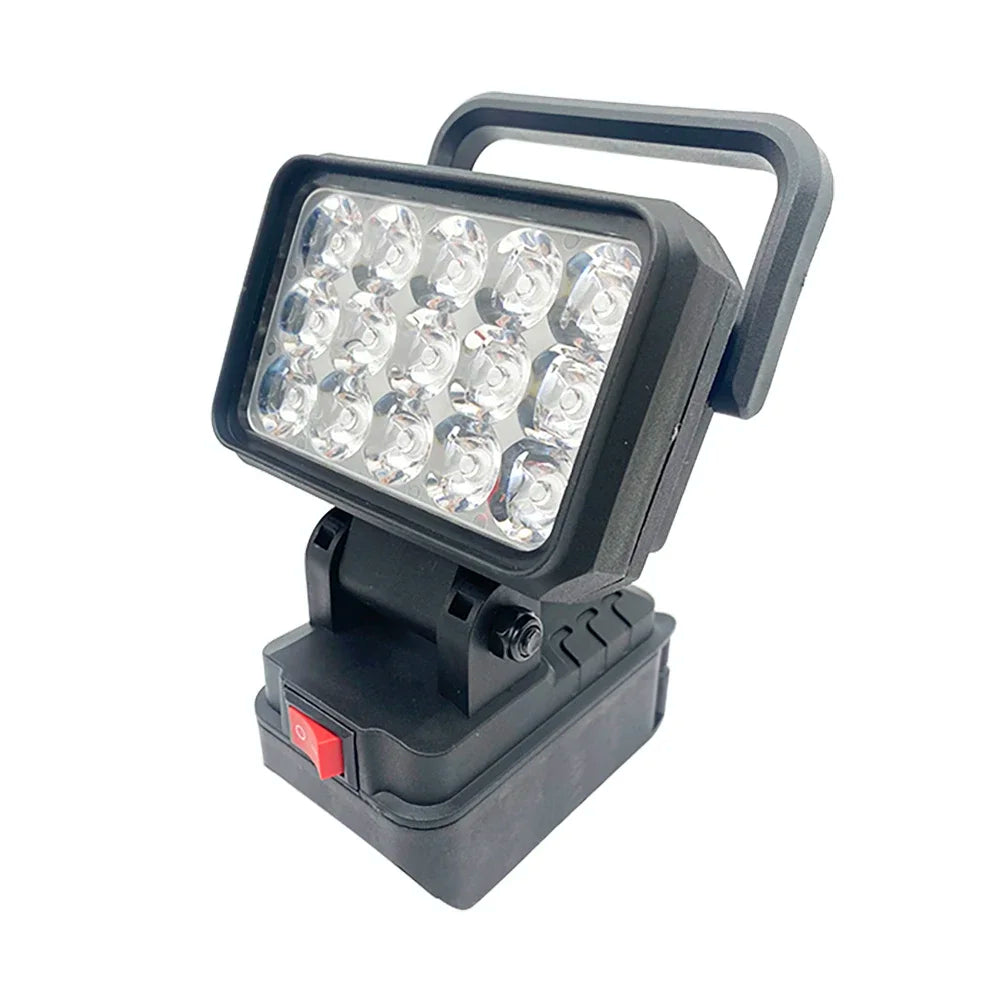 15-Bead LED Work Light – Portable Spotlight for 18V Li-ion Tool Batteries