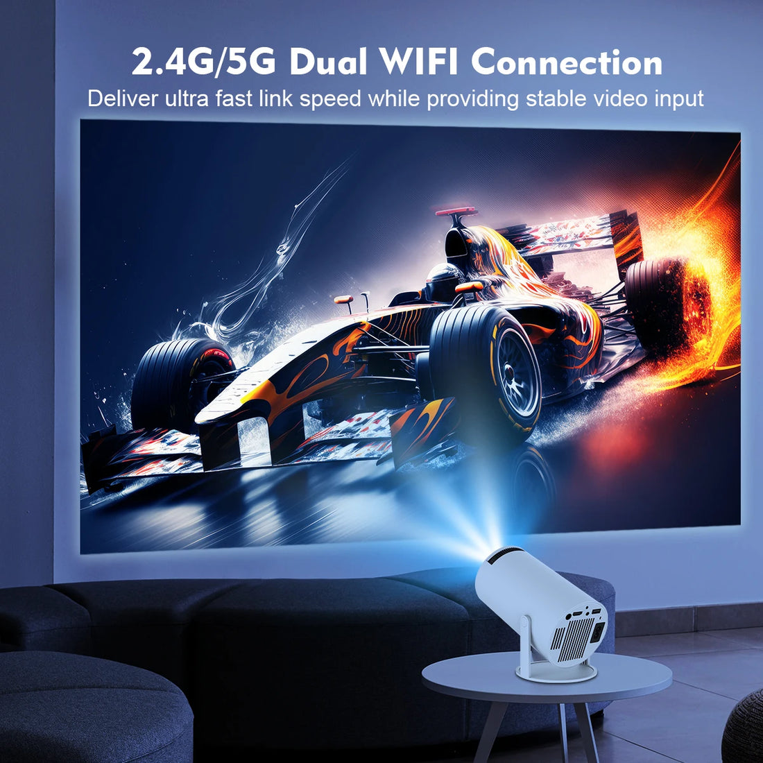 Magcubic HY300 Pro 4K Android Projector – 260 ANSI