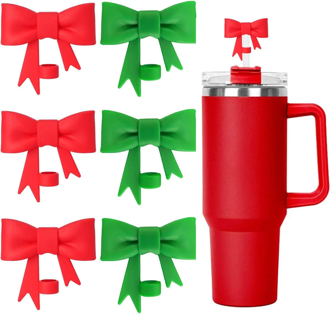 Bow Straw Cover for Stanley 40 & 30 Oz Cup – 10mm Silicone Straw Cap