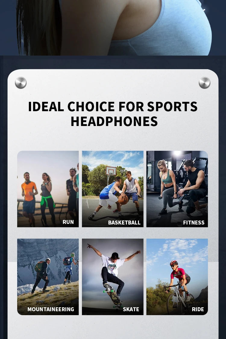 Xiaomi Mijia Bone Conduction Headphones – Bluetooth 5.3 Waterproof Sports Ear Hook Headset