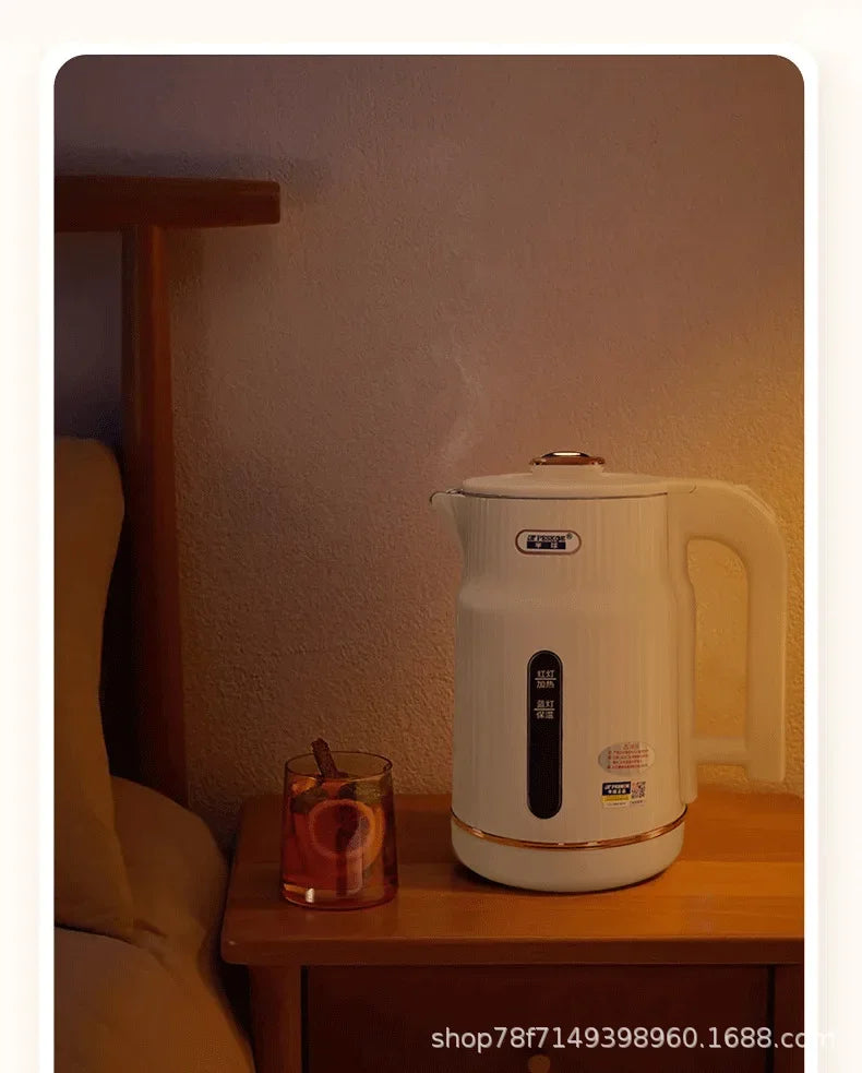 Large Capacity Automatic Breakdown Electrical Kettle – Half Sphere Shape Insulated Thermal Water Heater for Dormitory and Home Use