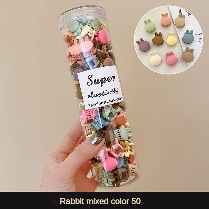 Mini Candy Clasp Hair Clips – Colorful Bang & Side Clips