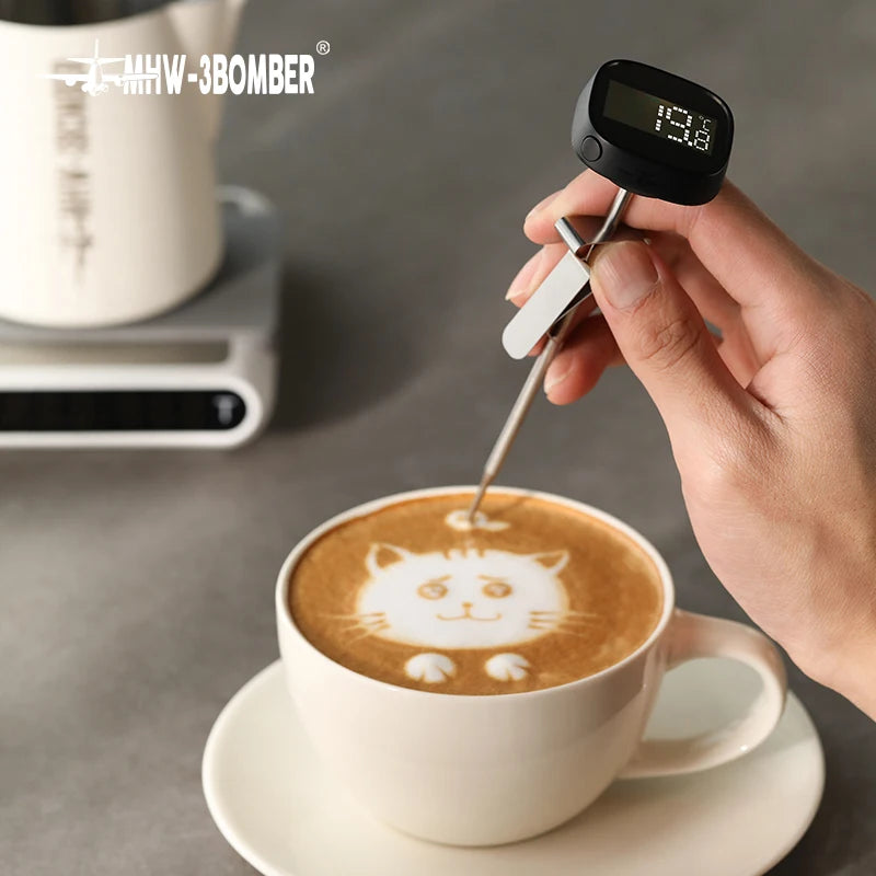 MHW-3BOMBER Instant Read Digital Thermometer – Precision for Coffee, Cooking, and More