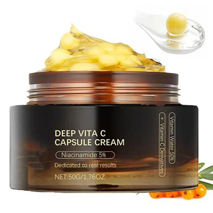 Vitamin C Golden Capsule Moisturizer – Hydrating & Antioxidant Daily Care
