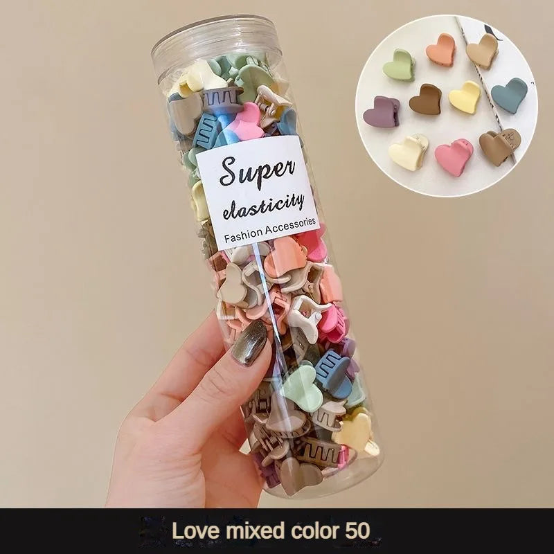 Mini Candy Clasp Hair Clips – Colorful Bang & Side Clips