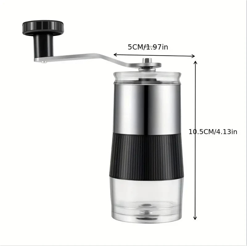 New Mini Hand Shake Manual Coffee Grinder – Stainless Steel Ceramic Core