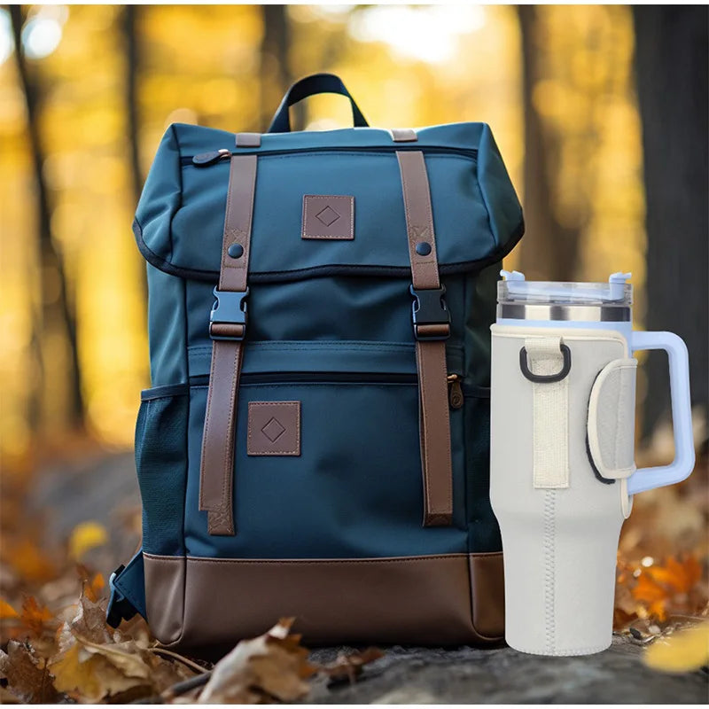 40oz Water Bottle Carrier Bag with Strap