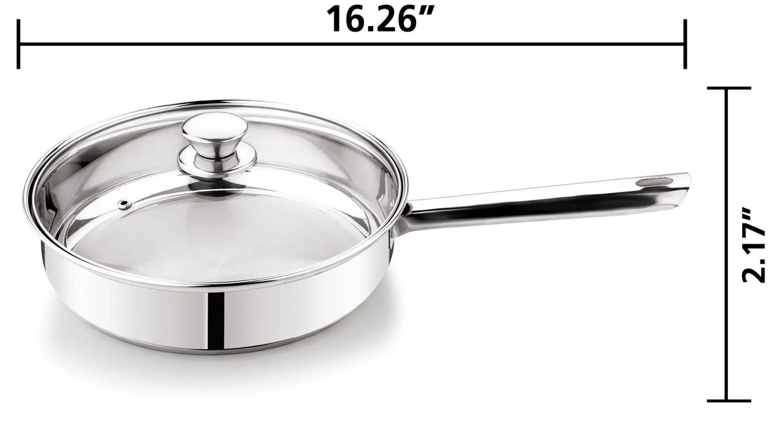 10-Piece Nonstick Stainless Steel Cookware Set – Durable & Stylish Cookware for Everyday Homemaking