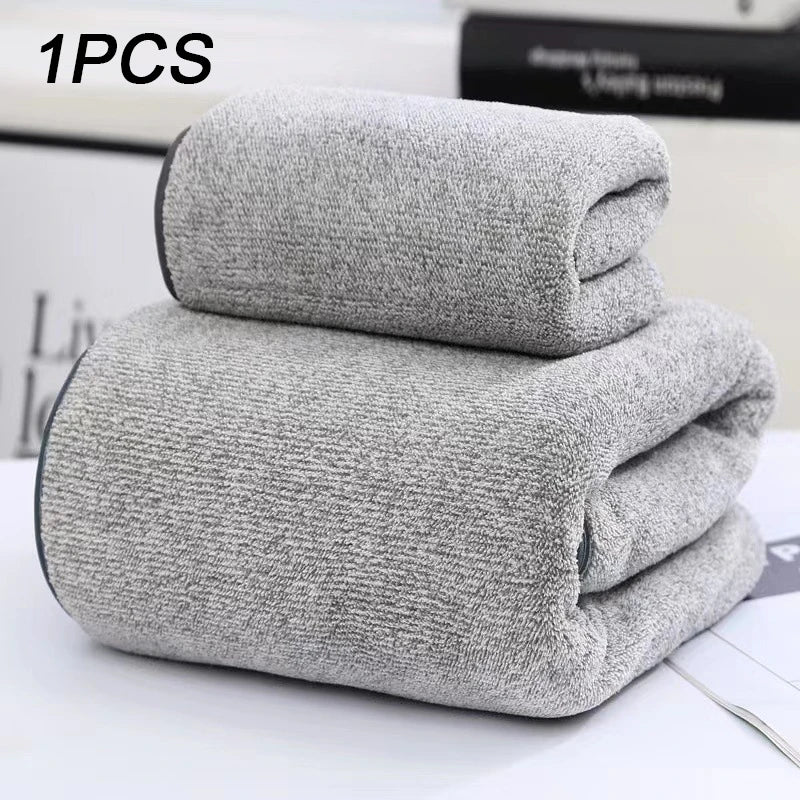 Bamboo Charcoal Coral Velvet Bath Towel – Super Absorbent