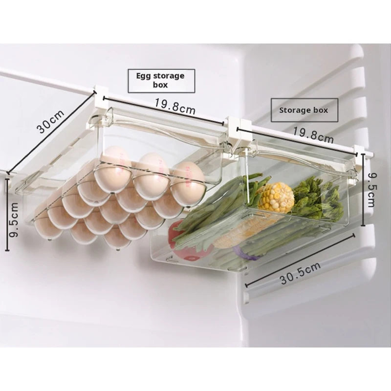 Drawer-Style Refrigerator Egg Storage Box