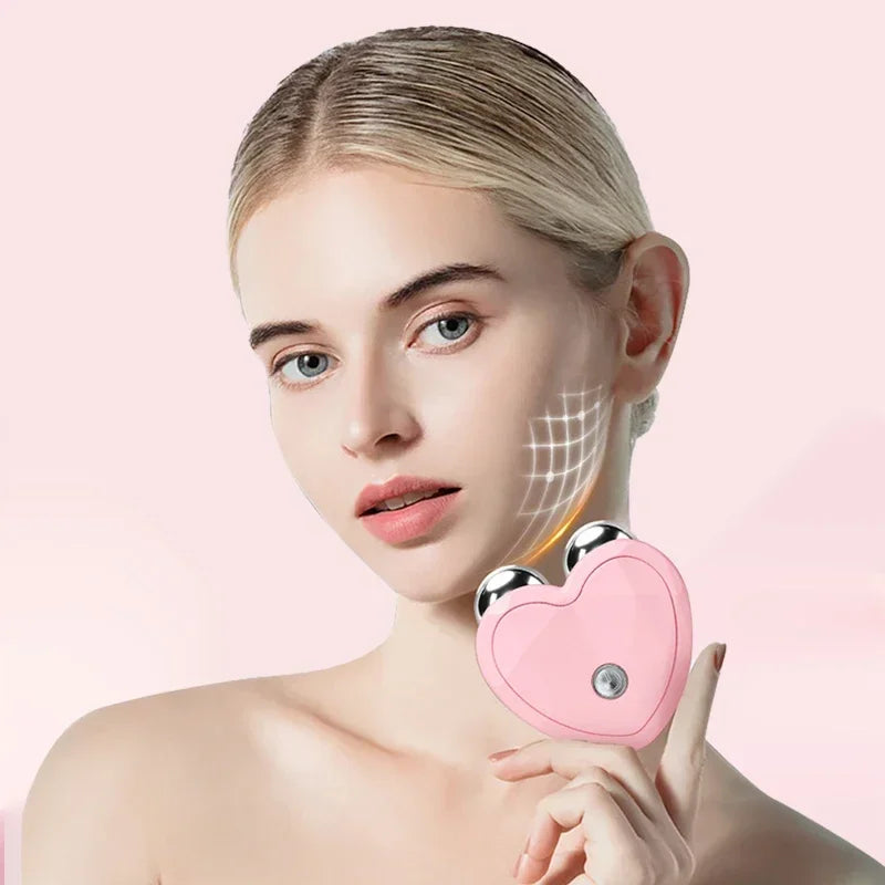 Mini Microcurrent Face Lifting Device – EMS Firming & Contouring Tool