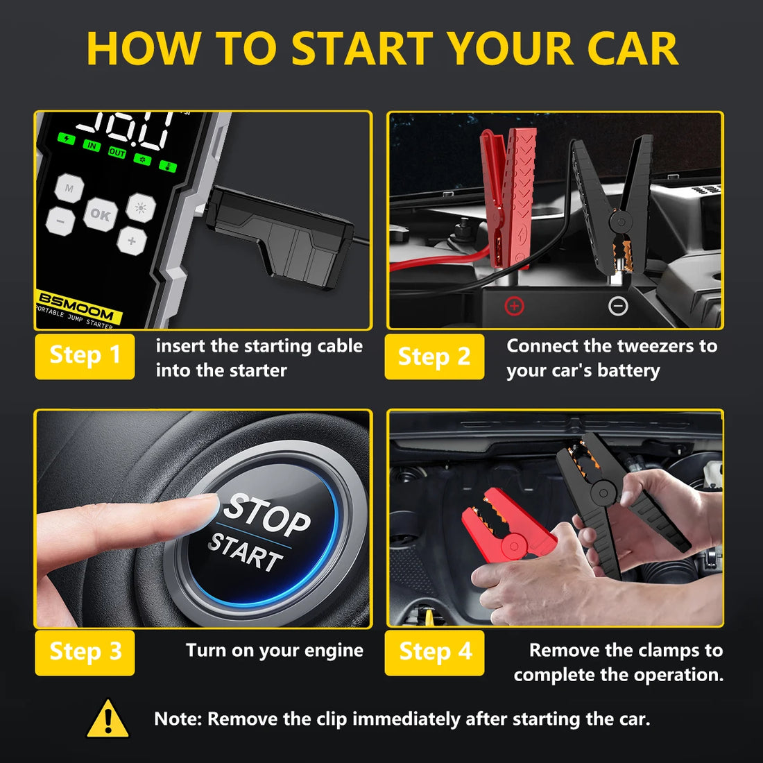 150PSI Car Jump Starter & Air Pump – 7000A Power Bank Emergency Booster