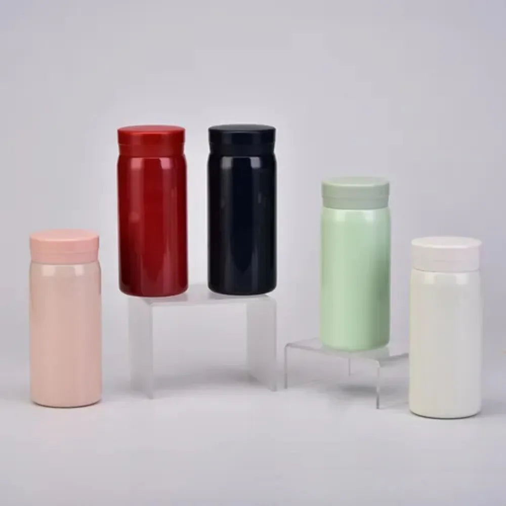 Simple 304 Stainless Steel Mini Thermos Bottle – Leak-Proof Insulated Coffee Mug (200ml/280ml)