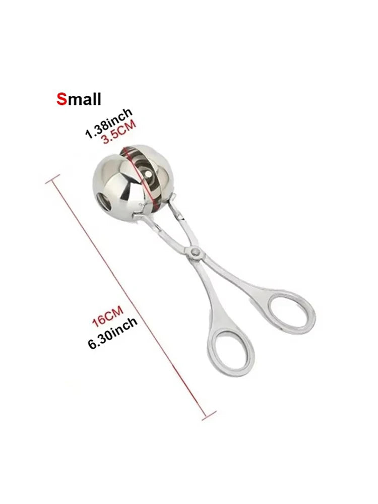 Meatball Maker Clip – Stainless Steel Mold for Fish Balls & Rice Balls