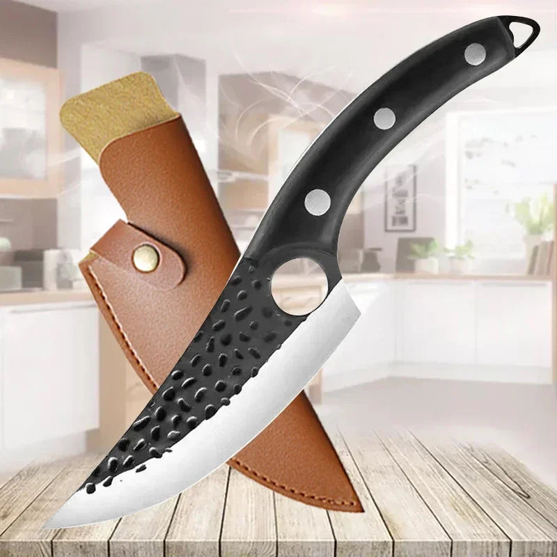 Forged Stainless Steel Boning & Fillet Knife – Kitchen Utility Tool